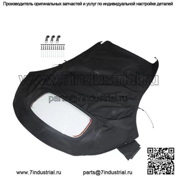 Кабриолет с мягким верхом и стеклянным окном для Volkswagen Beetle 2003-2010, черный - Image 2