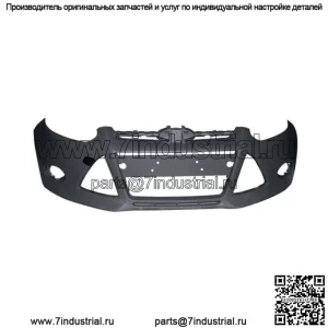 Грунтованная крышка переднего бампера, подходящая для седана Ford Foc 2012 2013 2014 годов с отверстием для буксировки