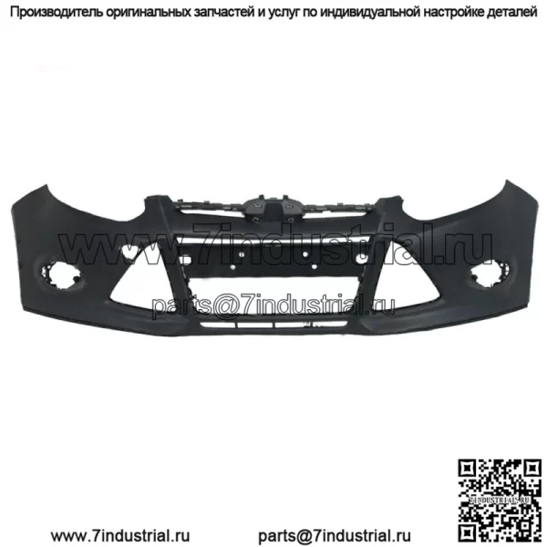 Грунтованная крышка переднего бампера, подходящая для седана Ford Foc 2012 2013 2014 годов с отверстием для буксировки - Image 2