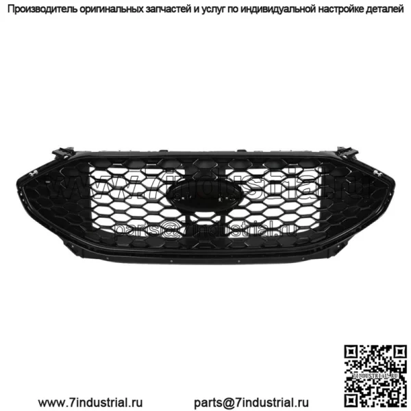 Для Ford Edge ST 4DR Sport 2019-2022 гг. Передняя решетка Gloss Black без слота для камеры - Image 2