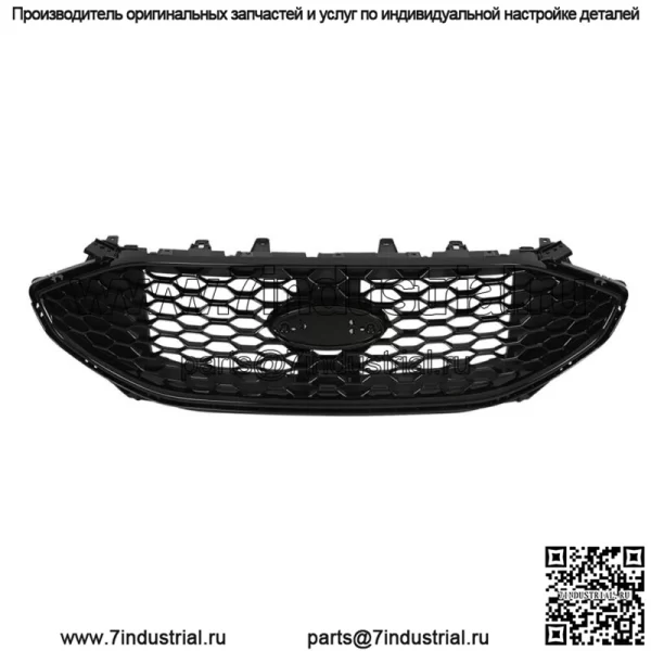 Для Ford Edge ST 4DR Sport 2019-2022 гг. Передняя решетка Gloss Black без слота для камеры - Image 3