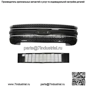 Для Ford Explorer 2011-2015 гг. Верхняя решетка переднего бампера в сборе, глянцево-черная