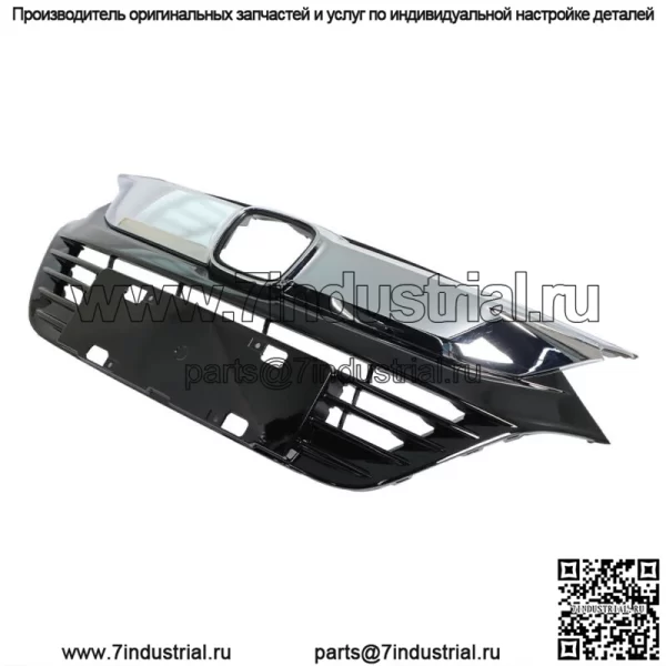Подходит для 2019 2020 2021 Honda HRV HR-V Решетка переднего бампера хром черный HO1200240 - Image 3