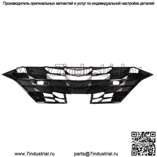 Решетка переднего бампера для Hyundai Elantra 2021-2022 86351AA000 черный и хром - Image 2