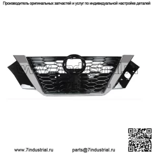 Для Nissan Sentra 2020 2021 62310-6LB0A передний бампер верхняя решетка черная ＆ хром