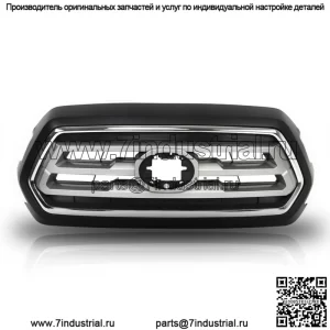Решетка переднего бампера матово-черная, подходит для Toyota Tacoma 2016-2020 2021 53101-04080