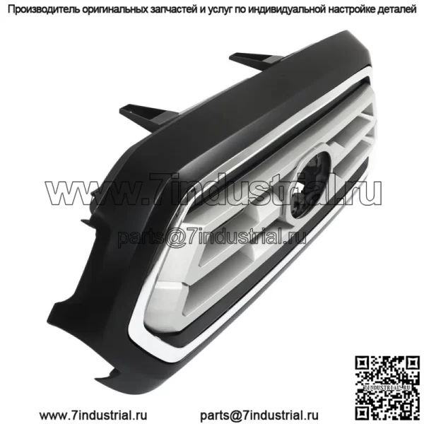 Решетка переднего бампера матово-черная, подходит для Toyota Tacoma 2016-2020 2021 53101-04080 - Image 3