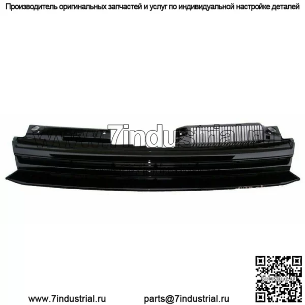 Для Vw Golf MK6 2010 2011 2012 2013 Передняя черная решетка бампера без логотипа