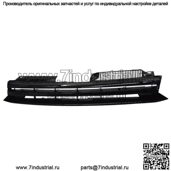 Для Vw Golf MK6 2010 2011 2012 2013 Передняя черная решетка бампера без логотипа - Image 2