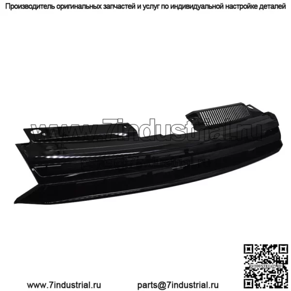 Для Vw Golf MK6 2010 2011 2012 2013 Передняя черная решетка бампера без логотипа - Image 3