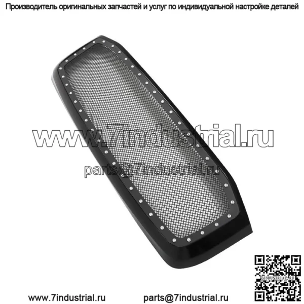 Черная решетка переднего капота для Dodge Ram 1500 2006 2007-2008 гг., черная сетка - Image 2