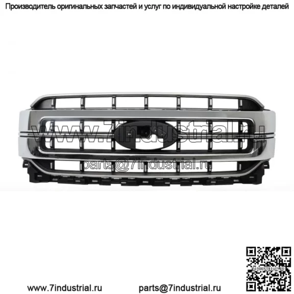 Верхняя решетка переднего бампера для Ford F150 2021-2023 хром ML3Z-8200-FA