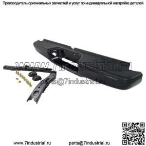 Для Toyota Tacoma 1995 96-2004 годов выпуска, полный стальной задний бампер-подножка, черный TO1102214