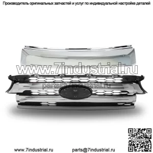 Для Ford Edge 2011-2014 гг. Передняя верхняя решетка крепления и молдинг отделки хром черный