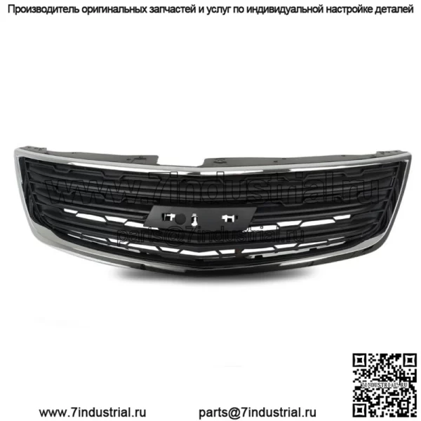 Верхняя решетка переднего бампера для Chevrolet Traverse 2013 2014-2017 с хромированным молдингом