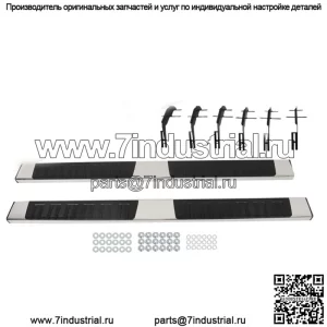 6-дюймовые подножки для Ford F150 Super Crew Cab 2015-2023, боковые подножки, пороги, нержавеющая сталь