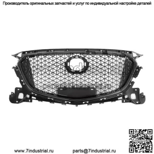 Для Mazda 3 Axela 2017 2018 передний бампер верхняя решетка сотовая решетка черная