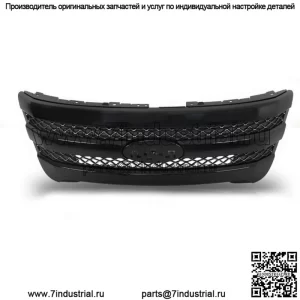 Передняя верхняя решетка для Ford Explorer 2011 2012-2015 Модернизированная глянцевая черная решетка
