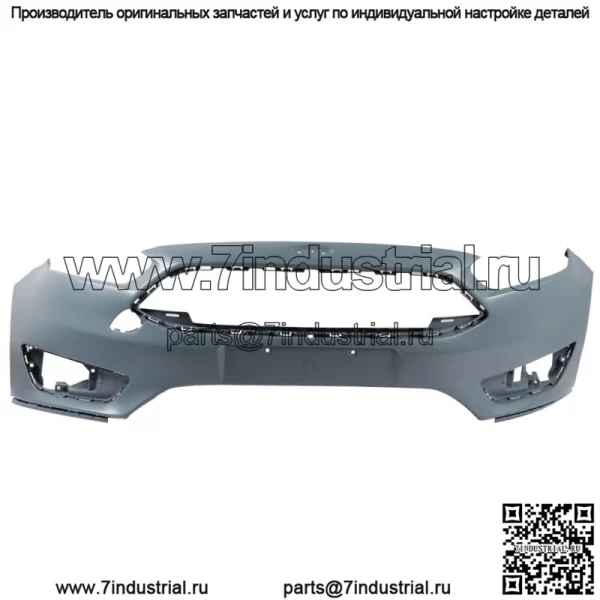Грунтованная крышка переднего бампера для Ford Foc S / SE / SEL 2015 2016 2017 2018 годов - Image 2