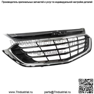 Подходит для Chevy Equinox 2018 2019 2020 Передняя верхняя решетка хром и черный