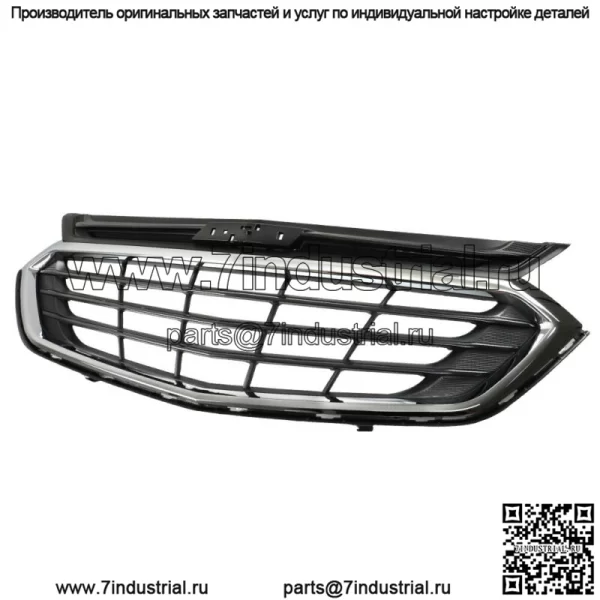 Подходит для Chevy Equinox 2018 2019 2020 Передняя верхняя решетка хром и черный - Image 3