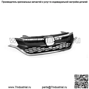 Верхняя и нижняя решетка переднего бампера ABS для Honda CRV CR-V 2015 2016 Chrome