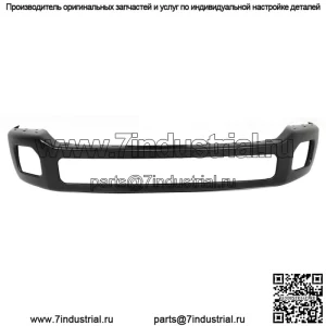 Стальной передний бампер черный грунтованный для 2011-2016 Ford F-250 F-350 F-450 Super Duty