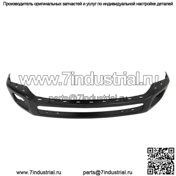 Стальной передний бампер черный грунтованный для 2011-2016 Ford F-250 F-350 F-450 Super Duty - Image 3
