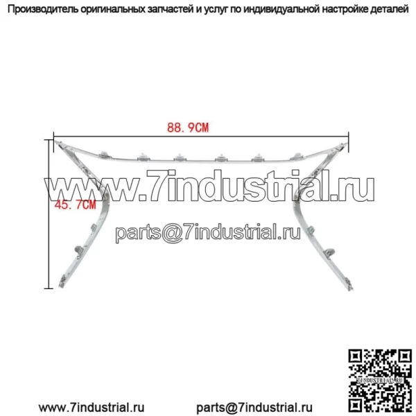 Накладка на решетку радиатора передняя хромированная LX1210108C 5312133050 для Lex ES350 ES300H 2013-2015 - Image 2