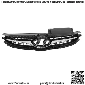 Для HYUNDAI Elantra 2011-2013 Передняя верхняя решетка бампера с хромированной отделкой из пластика