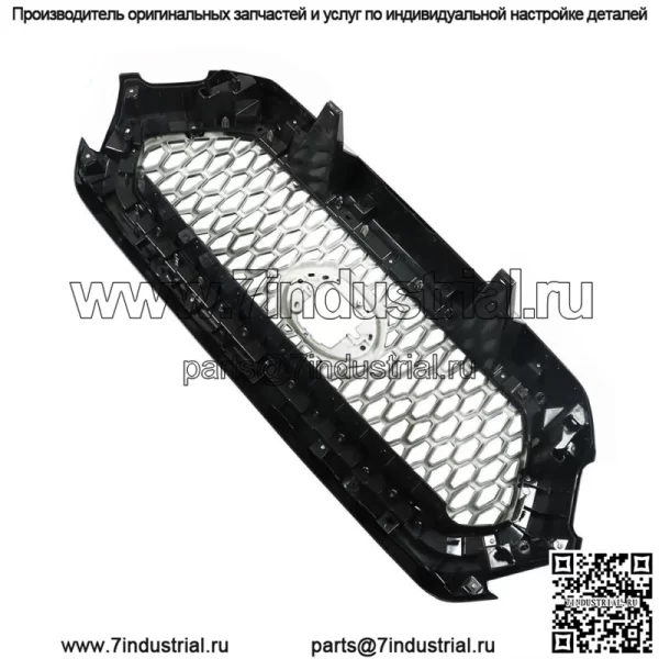 Передняя верхняя решетка, матовый черный хром серый для Toyota Tacoma 2016-2021 хром - Image 3