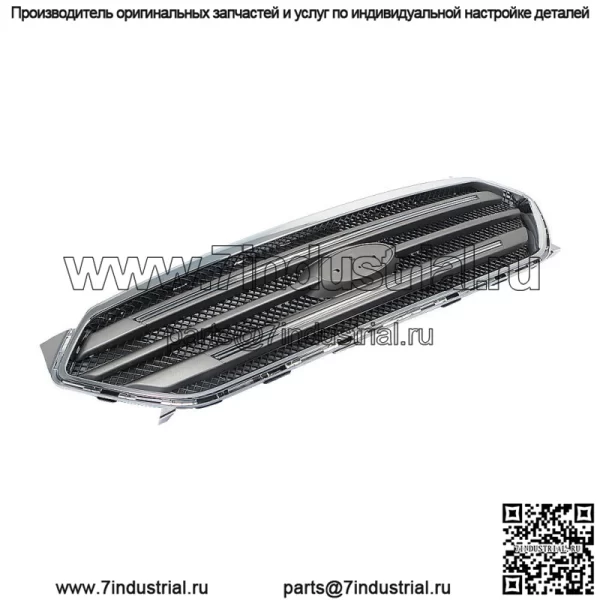 Для Ford Taur 4-дверный 2013-2019 передняя верхняя решетка радиатора в сборе хромированная заводская - Image 2