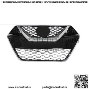 Для Nissan Maxima 2016 2017 передняя верхняя решетка хром черный комплект 32887zv