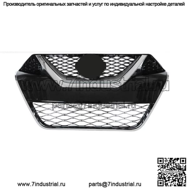 Для Nissan Maxima 2016 2017 передняя верхняя решетка хром черный комплект 32887zv
