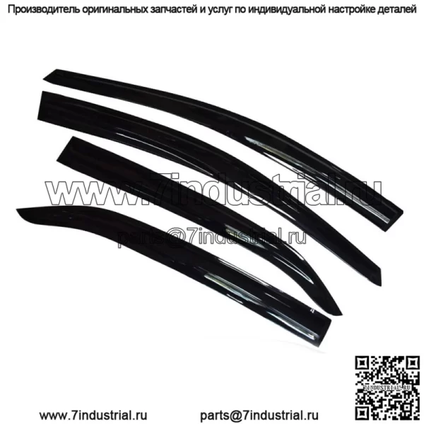 шт. Mugen Style Window Visor Vent Sun Shade Rain Guard для Toyota Corolla 14-18