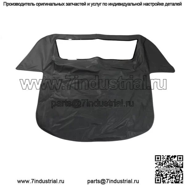 Кабриолет с мягким верхом и пластиковым окном для 1986-1993 Chevy Corvette Black