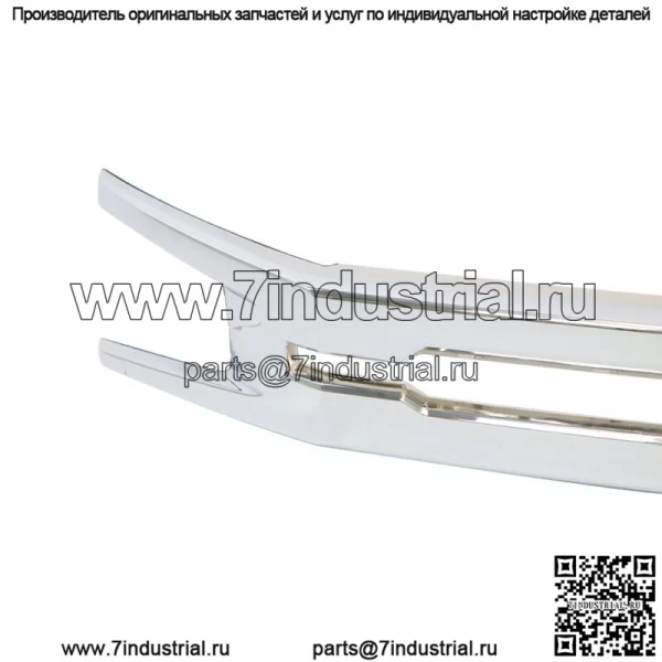 Для 2019 2020 2021 2022 Chevy Silverado 1500 Передняя центральная решетка радиатора хром - Image 2
