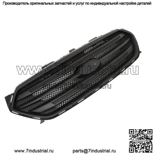 Для Ford Taur 2013-2019 гг. Передняя верхняя решетка радиатора полностью матовая черная в сборе - Image 2