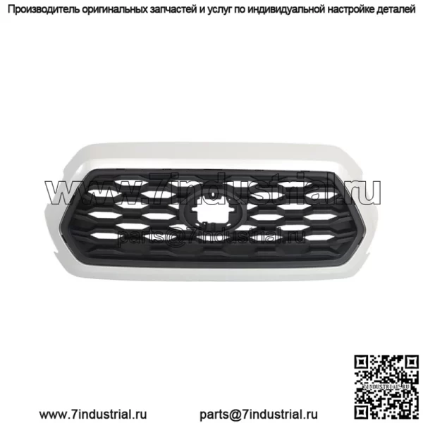 Передняя решетка в сборе для Toyota Tacoma 2016-2022 годов, серебристая оболочка, внешняя 53114-04250 - Image 3