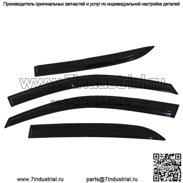 Оконный козырек дефлектор для Honda Accord 4-дверный седан 2003-2007 дефлектор дождя - Image 3