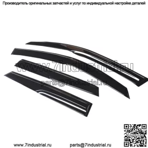 Дымчатый козырек для окна Mazda 3 Hatchback 2004-2009 Дефлекторы дождя