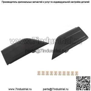 2x передняя защитная накладка бампера торцевая крышка для Ford F150 2021-23 левая+правая