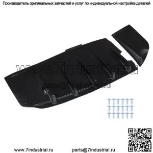 Задний бампер Дифференциальный сплиттер для 2004-2007 Subaru Impreza WRX STI Sedan