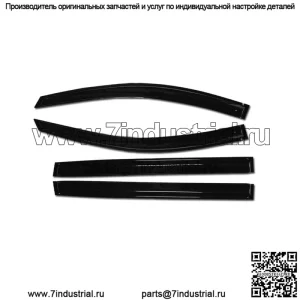 4PC оконный козырек для 2004-2008 2009 Toyota Sienna Rain Sun Deflector Shelter