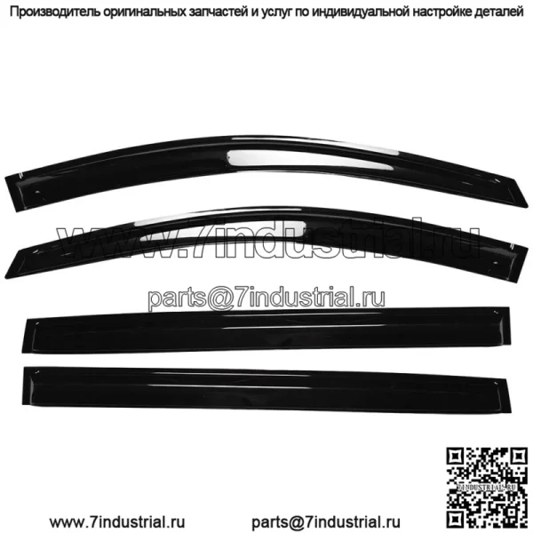 4PC оконный козырек для 2004-2008 2009 Toyota Sienna Rain Sun Deflector Shelter - Image 3