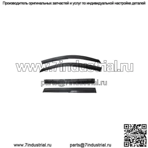 Козырьки для окон для Toyota RAV4 2006-2012 гг., дефлекторы от солнца и дождя, 4 шт., дымчатые