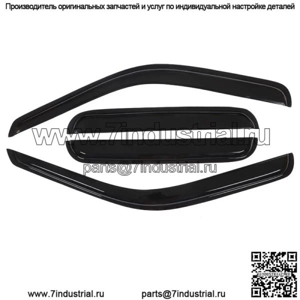 Козырьки для окон для Ford F250 F350 F450 F550 1999-2016 Солнцезащитные козырьки для защиты от дождя - Image 2