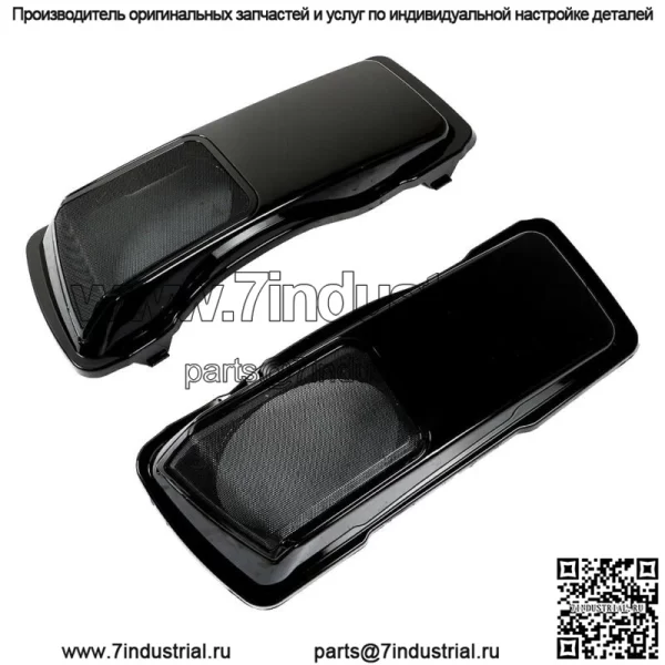 6×9" Яркие черные крышки динамиков для туристических сумок 1994-2013 CVO Style - Image 3