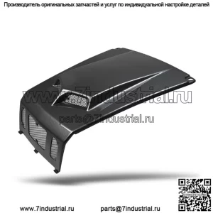 НОВЫЙ POLARIS RZR 800 RZR 800S 08 - 10 ЧЕРНЫЙ КАПОТ ИЗ УГЛЕРОДНОГО ВОЛОКНА С КОЛЬЦОМ RZR4 (Для: Polaris)