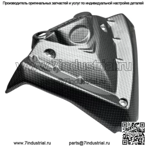 Крышка капота, черный карбоновый вид 06-10 Polaris Outlaw 450 500 525 IRS MXR (для: Polaris)